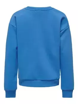 Толстовка KIDS ONLY "KOGZIGGY L/S MARSEILLE O-NECK BOX SWT", цвет Super Sonic