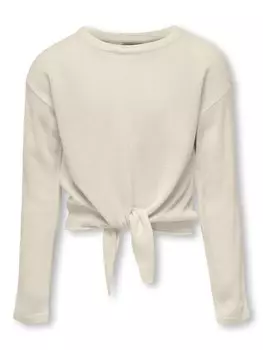 Толстовка KIDS ONLY Pullover KOGNEWAMALIA LS KNOT O-NECK KNT, цвет birch