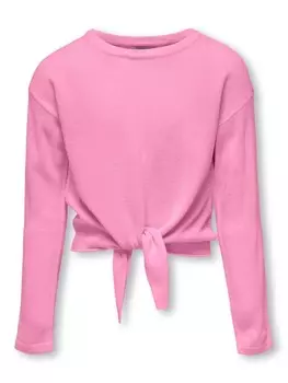 Толстовка KIDS ONLY Pullover KOGNEWAMALIA LS KNOT O-NECK KNT, цвет bonbon