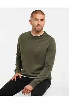 Толстовка Kisele 5565 с овальным вырезом горловины Threadbare, хаки