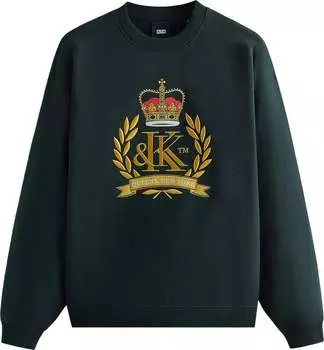 Толстовка Kith Crest Crewneck 'Stadium', зеленый