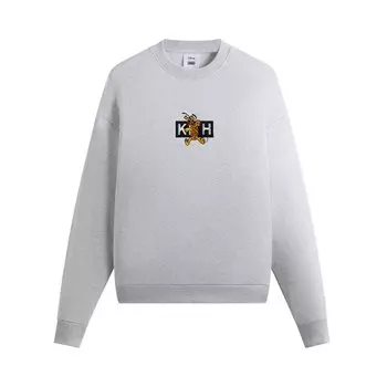 Толстовка Kith For Mickey & Friends Cyber Monday Pluto Classic Logo Crewneck, серый