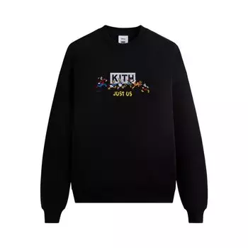 Толстовка Kith For Mickey & Friends Family Crewneck, черный