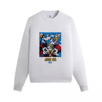Толстовка Kith For Mickey & Friends Family Portrait Vintage Crewneck, белый