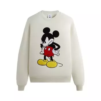 Толстовка Kith For Mickey & Friends Mad Mickey Vintage Crewneck, кремовый