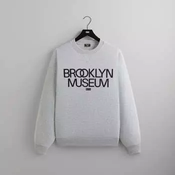 Толстовка Kith for the Brooklyn Museum Nelson Crewneck, светло-зеленый
