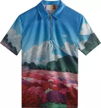 Толстовка Kith Printed Devoe Quarter Zip 'Bloom', разноцветный
