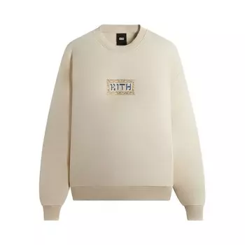 Толстовка Kith Treats Hanukkah Ornamental Nelson Crewneck, кремовый