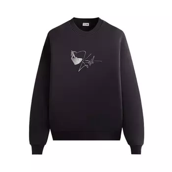 Толстовка Kith x Marvel Herald Vintage Nelson Crewneck, цвет Battleship