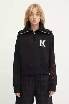 Толстовка KL X Disney Karl Lagerfeld, черный