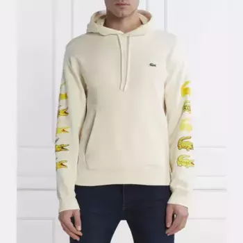 Толстовка классического кроя Lacoste, бежевый