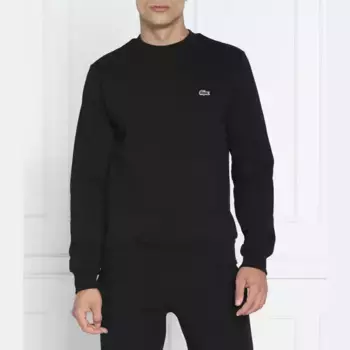Толстовка классического кроя Lacoste, черный