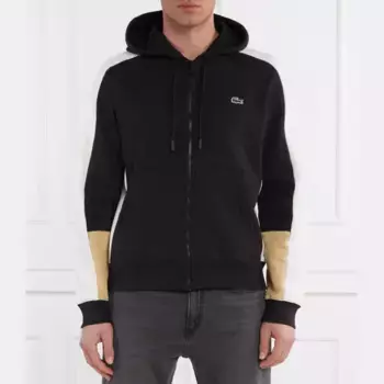 Толстовка классического кроя Lacoste, черный