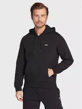 Толстовка классического кроя Lacoste, черный