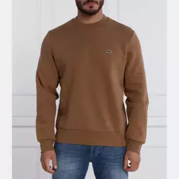 Толстовка классического кроя Lacoste, коричневый