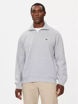 Толстовка классического кроя Lacoste, серый