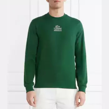 Толстовка классического кроя Lacoste, зеленый