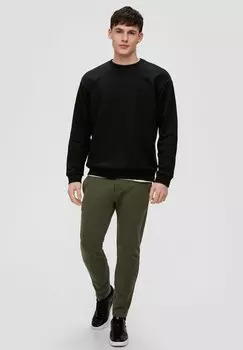 Толстовка KLASSISCHES MIT LOGO-STICKEREI QS, цвет schwarz