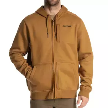 Толстовка Klim Gunnison Heavyweight full zip, коричневый
