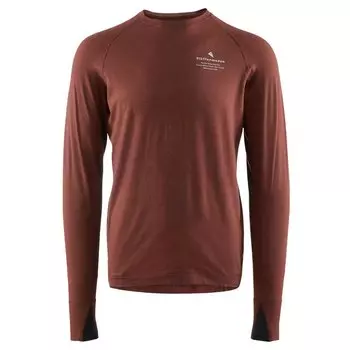 Толстовка Klttermusen Fafne Crew, коричневый