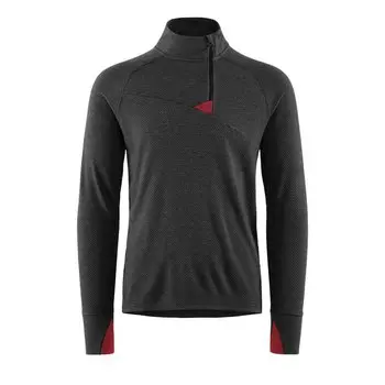 Толстовка Klttermusen Huge Half Zip, серый