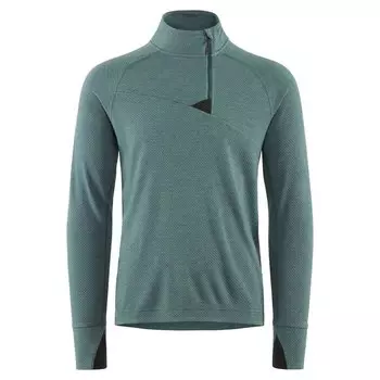 Толстовка Klttermusen Huge Half Zip, зеленый