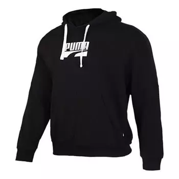 Толстовка knit sports black Puma, черный