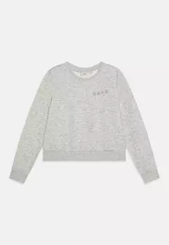 Толстовка Kogceleste Life Short O-Neck Kids ONLY, цвет light grey melange/violet