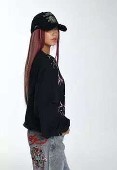 Толстовка KOI RIVER RELAXED CREW NECK Ed Hardy, темно-серый