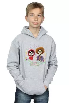 Толстовка Коко Мигель и Гектор Disney, серый