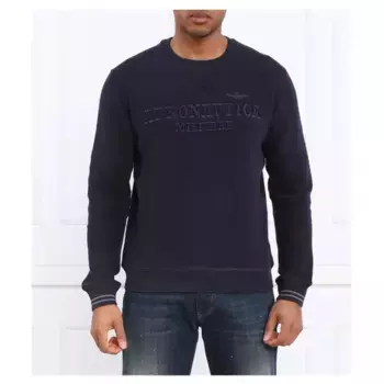 Толстовка комфортного кроя Aeronautica Militare, синий