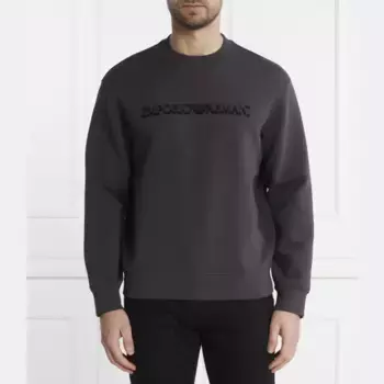 Толстовка комфортного кроя Emporio Armani, черный