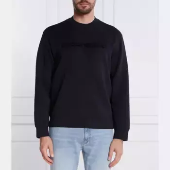 Толстовка комфортного кроя Emporio Armani, черный