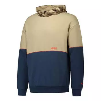 Толстовка kontrast hoodie 'tan blue' Puma, бежевый