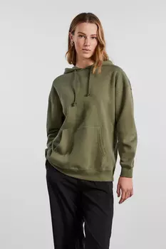 Толстовка - Коричневый - Классический крой PIECES, коричневый