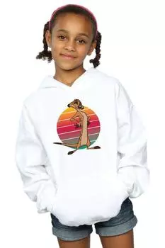 Толстовка «Король Лев Тимон Сансет» Disney, белый