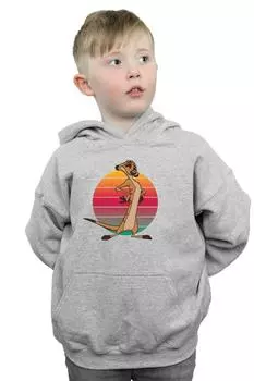 Толстовка «Король Лев Тимон Сансет» Disney, серый