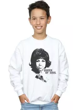 Толстовка «Королева соула» Aretha Franklin, белый