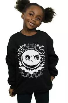 Толстовка «Кошмар перед Рождеством» с изображением Джека Тыквенного короля Disney, черный