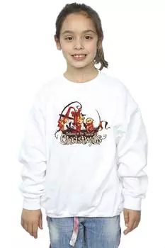 Толстовка «Кошмар перед Рождеством» с изображением рождественского террора Disney, белый