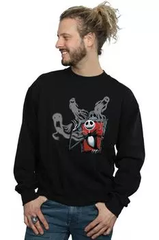 Толстовка «Кошмар перед Рождеством» с призраками Джека Disney, черный