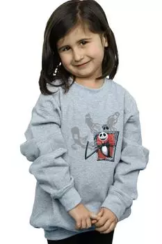 Толстовка «Кошмар перед Рождеством» с призраками Джека Disney, серый