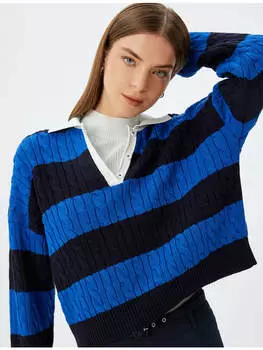 Толстовка KOTON, цвет marineblau gestreift