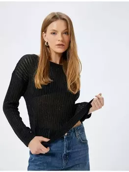Толстовка KOTON Sweater, черный
