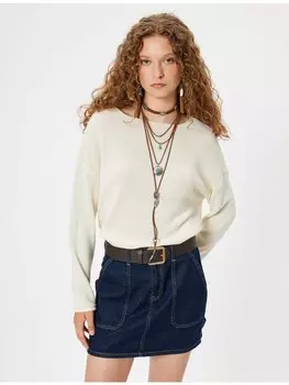 Толстовка KOTON Sweater, цвет Ekru