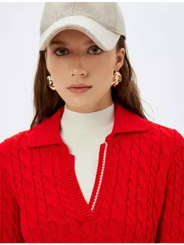 Толстовка KOTON Sweater, красный