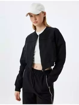 Толстовка KOTON Sweatshirt, черный