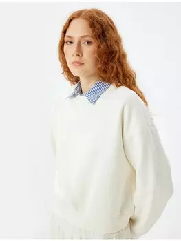 Толстовка KOTON Sweatshirt, цвет Grauwei