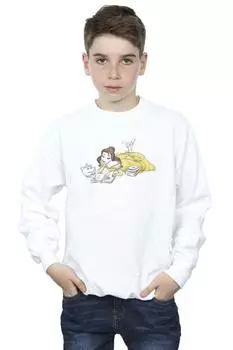 Толстовка «Красавица и чудовище» Belle Reading Disney, белый