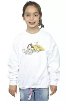 Толстовка «Красавица и чудовище» Belle Reading Disney, белый